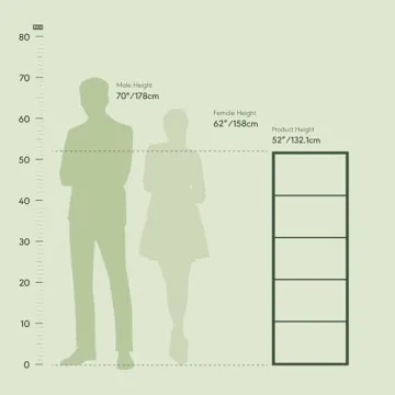 Furinno Luder 5-Tier Blackwood Bookcase Storage Shelves