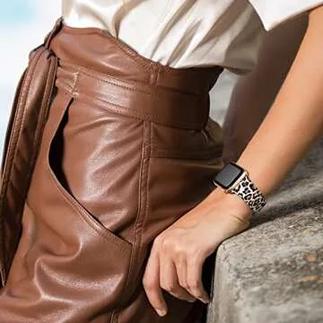 OriBear Cute Apple Watch Band, Multiple Patterns, Soft Silicone, Easy Installation, 1 Year Warranty