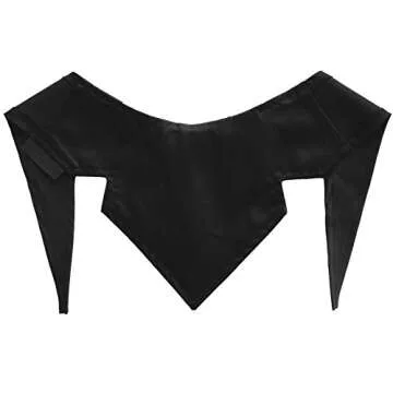 Tail Trends Formal Dog Wedding Bandana with Gold Ribbon Bow Tie (L)