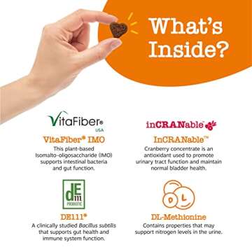 Zesty Paws Stay Green Bites for Dogs - Grass Burn Soft Chews for Lawn Spots Caused by Dog Urine - with Cranberry for Urinary Tract & Bladder - Chicken - 90 Count