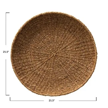 Elegant Hand-Woven Seagrass Tray for Home Decor