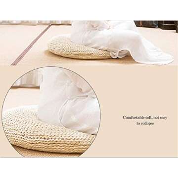 Handwoven Meditation Cushions for Floor Sitting