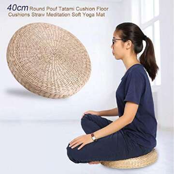 Handwoven Meditation Cushions for Floor Sitting