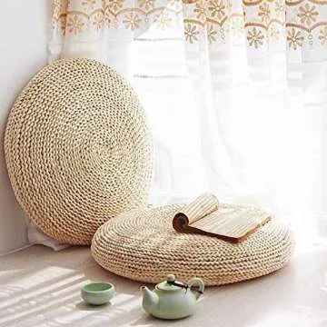 Handwoven Meditation Cushions for Floor Sitting