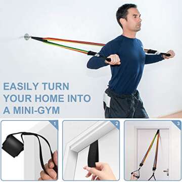 Hongdak Resistance Bands, Multiple Color