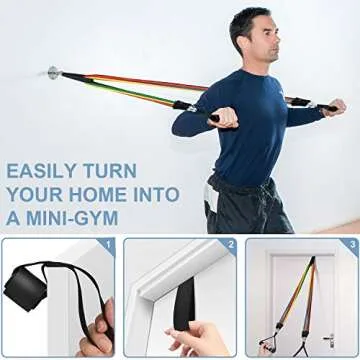 Hongdak Resistance Bands, Multiple Color