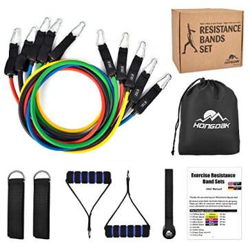 Hongdak Resistance Bands, Multiple Color