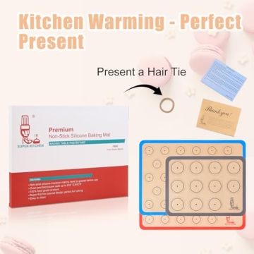 Colorful Non-Stick Silicone Baking Mats Set for Cookies