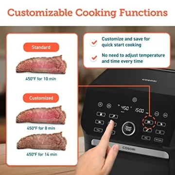 COSORI 10 Qt Air Fryer Toaster Oven With 14 Functions