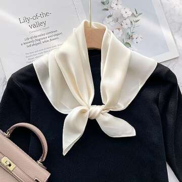 MEISEE 100% Pure Mulberry Silk Scarf - Luxury Accessory for Women