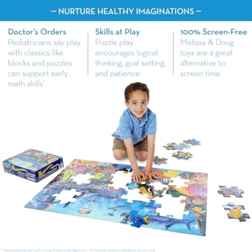 Melissa Doug Solar System Underwater Floor Puzzles Kids 3+