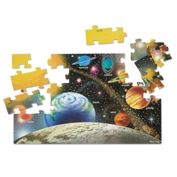 Melissa Doug Solar System Underwater Floor Puzzles Kids 3+
