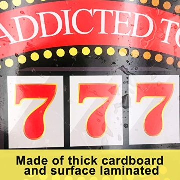 Las Vegas Action Sign Cutouts for Parties 10 Count