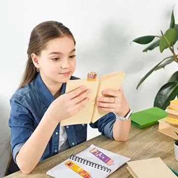 Fainne Scented Bookmarks for Kid Fruit Scratch and Sniff Bookmarks Fun Bookmarks Classroom Bookmark Colorful Chocolate Popcorn Donut Dessert Bookmark Teenager School Office Home, 12 Style(36 Pieces)