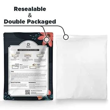 Dry & Dry (NET 3 LBS) Newly Developed Silica Gel Flower Drying - Ultra Premium Silica Gel for Drying Flowers Silica Gel Flower Drying(1 Bag of 3 LBS Reusable)