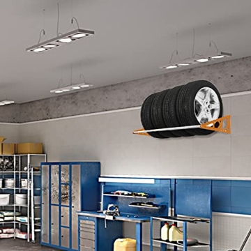 Fioracl Tire Rack Wall Mount Adjustable 31"-56"