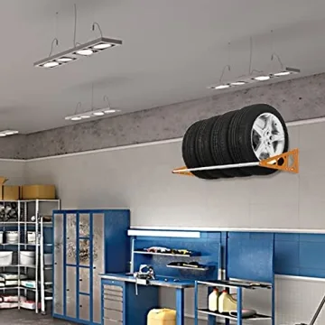 Fioracl Tire Rack Wall Mount Adjustable 31"-56"