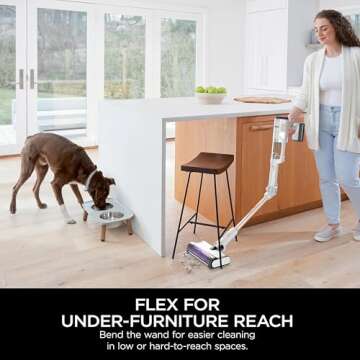 SHARK IW4625 Detect Pro Auto-Empty System - Lightweight Cordless Stick Vacuum for Pet Hair with HEPA Filter, Flexible Wand, Portable Handheld, Charging Dock, Self-Cleaning Brushroll, Tools (Renewed)