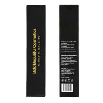 Bold Beautiful Cosmetics Liquid Eyeliner Pen Waterproof Smudge Proof All Day Eyeliner Black 1 Count