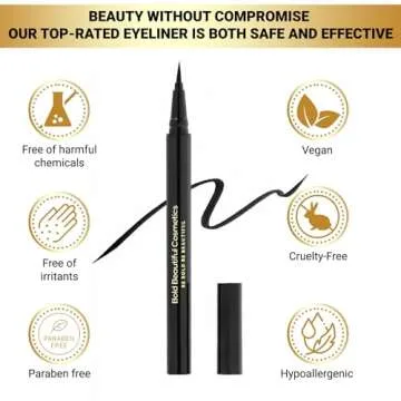 Bold Beautiful Liquid Eyeliner Pen for All Day Wear