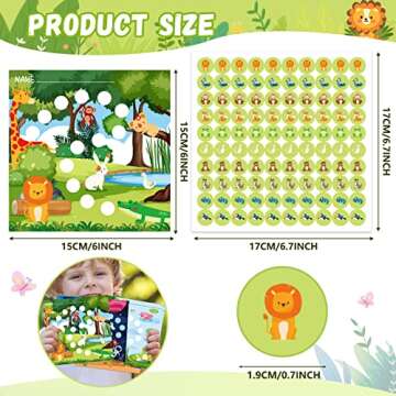 140PCS Incentive Charts Sticker for Classroom Reward Chart for Kids Behavior, Potty Training Chore Chart for Toddlers Boys, Girls Class Teaching or Home Using(4 Designs- Ponds Forests Sea Space)