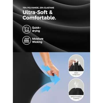 Fisoew Womens 2-in-1 Athletic Dress with Built-in Shorts