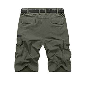 Jessie Kidden Mens Quick-Dry Outdoor Hiking Shorts