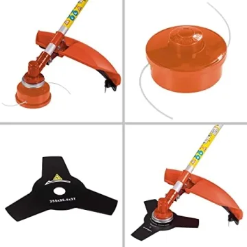 52cc 4-in-1 Gasoline Brush Cutter Weed Wacker Strimmer