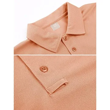 MAGCOMSEN Men's Quick Dry Polo Shirt for Comfort and Style