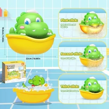 Diyfrety Dinosaur Bubble Machine for Kids Ages 1-8