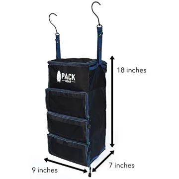 Pack Gear Hanging Organizer for Effortless Travel Packing