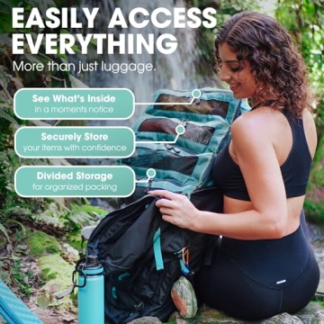 Pack Gear Hanging Organizer for Effortless Travel Packing