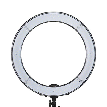 Prismatic 18" LED Halo Bi-Color Ring Light for Perfect Lighting