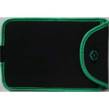 NewlineNY Step-on Super Mini Smallest Travel Bathroom Scale with Protection Sleeve: SBB0638SM-BK(Black)+S001MG