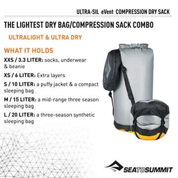 Sea to Summit eVent Compression Dry Sack