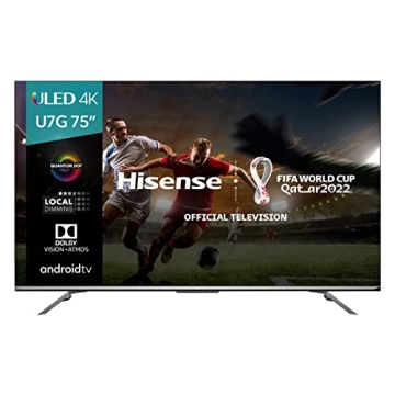 Hisense 75U7G 75-inch Android 4K Smart TV with Dolby Vision