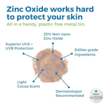 Waxhead Tinted Zinc Oxide Sunscreen SPF 30 Reef Safe