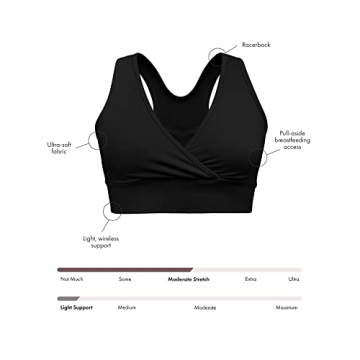 Ultimate Comfort French Terry Nursing Bra for New Moms