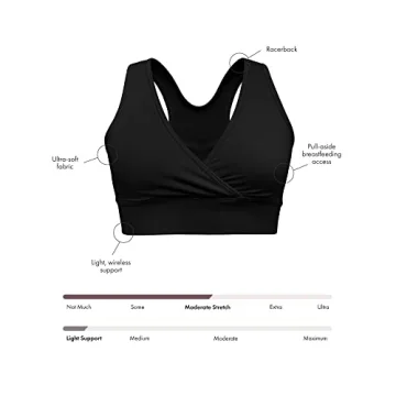 Ultimate Comfort French Terry Nursing Bra for New Moms