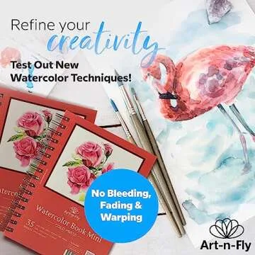 Art-n-Fly 5.5x8.5 Watercolor Sketchpad - 2 Pack