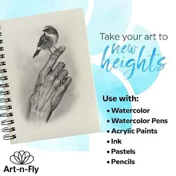 Art-n-Fly 5.5x8.5 Watercolor Sketchpad - 2 Pack
