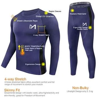 MEETYOO Men's Thermal Underwear Set for Ultimate Comfort