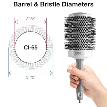 Olivia Garden Round Thermal Brush for Quick Blow-Drying