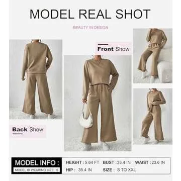 Trendy SHEWIN Women's Two Piece Lounge Set