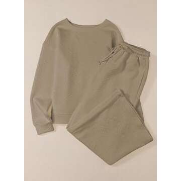 Trendy SHEWIN Women's Two Piece Lounge Set