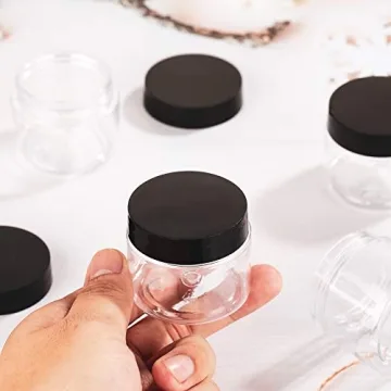 Patelai Clear Leak-Proof Plastic Jars Set for Travel