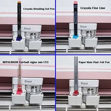 Pen Adapter Set Compatible with Cricut (Explore Air 3,Air 2,Air, and Maker 3,Maker), 14Pcs Pen Adapter Compatible with(Sharpie/Bic/Crayola/Sakura/Pilot/Paper Mate/Mitsubishi uni-Ball)