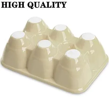Stylish DEAYOU Ceramic Egg Tray Set for Home & Kitchen