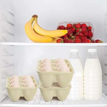Stylish DEAYOU Ceramic Egg Tray Set for Home & Kitchen