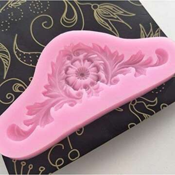 BeeSpring Big Promotion 3D Baroque Crown Sugar Fondant Chocolate Cake Silicone Mold Kitchen Baking Decor